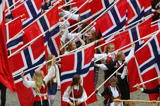 Children's Parade Oslo Norway
